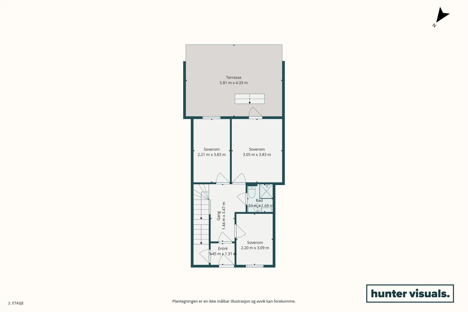 Plantegning Galleribilde