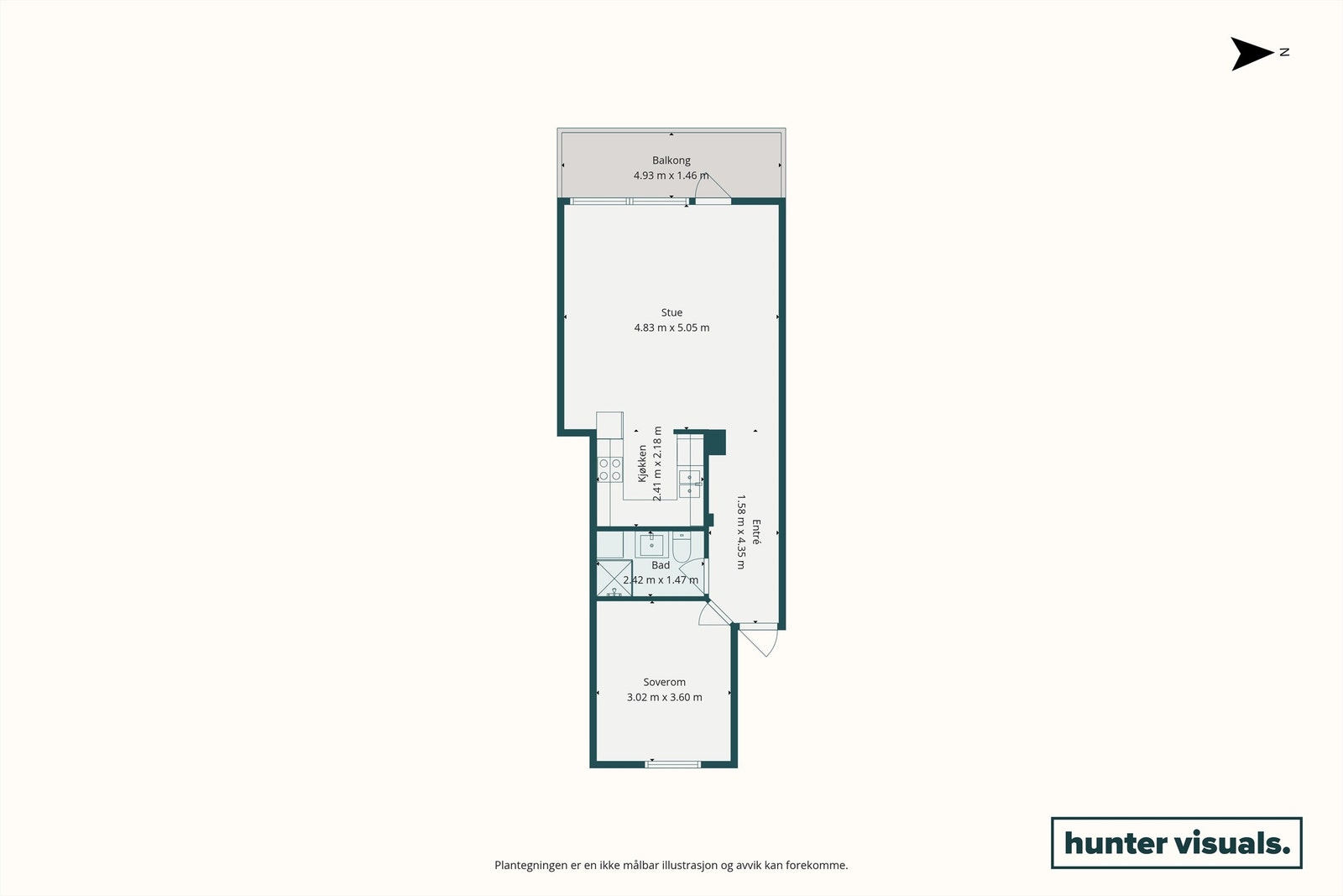 Plantegning Galleribilde