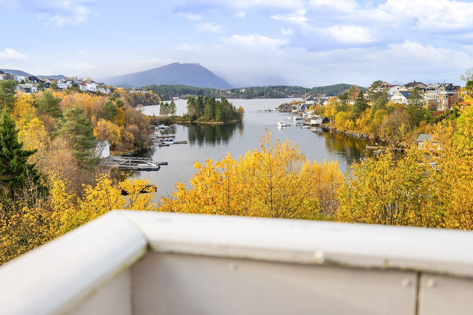 Balkong med utsikt Galleribilde