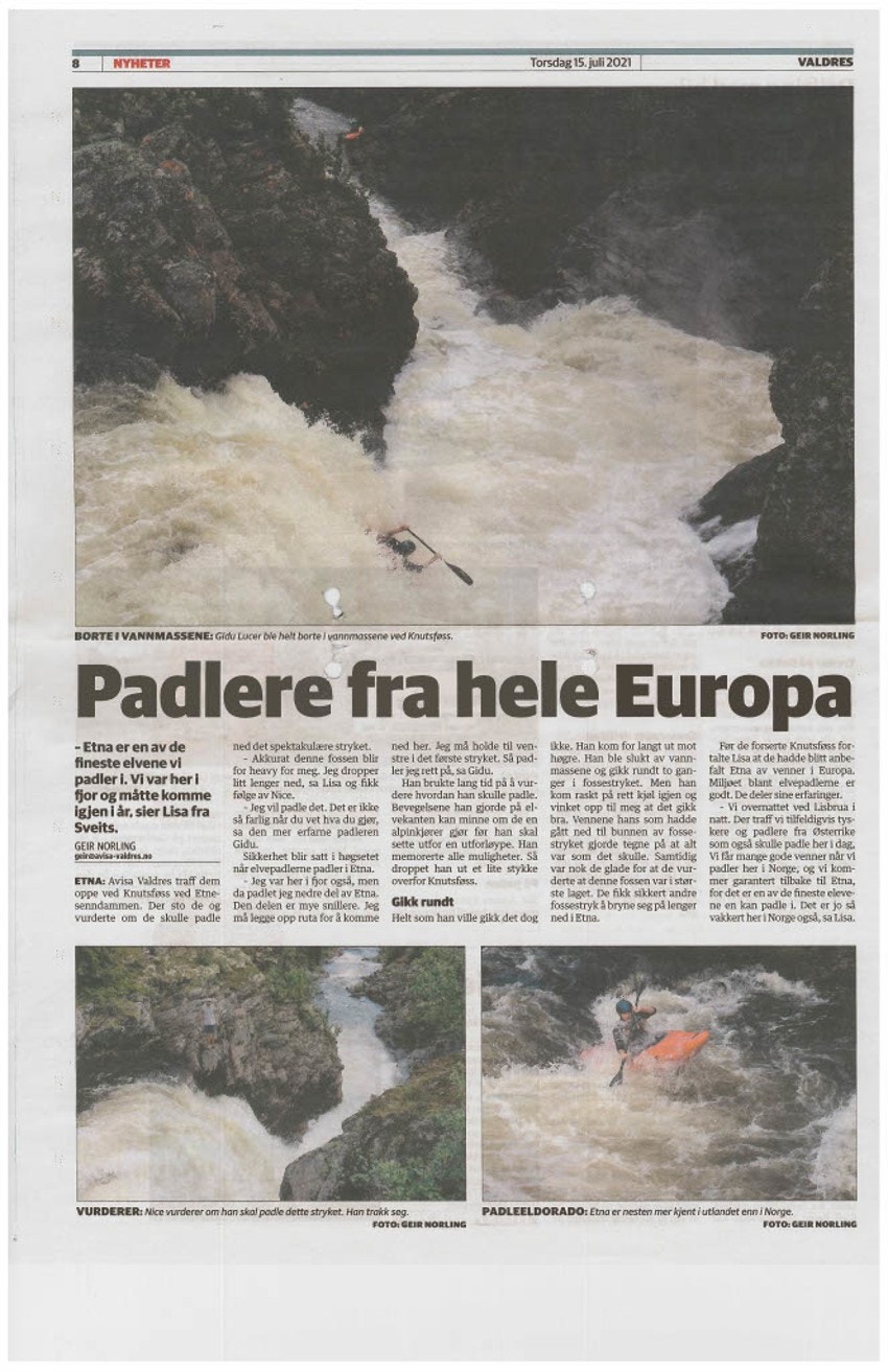 Padlere fra hele Europa tar også turen til Etna for å padle. Galleribilde