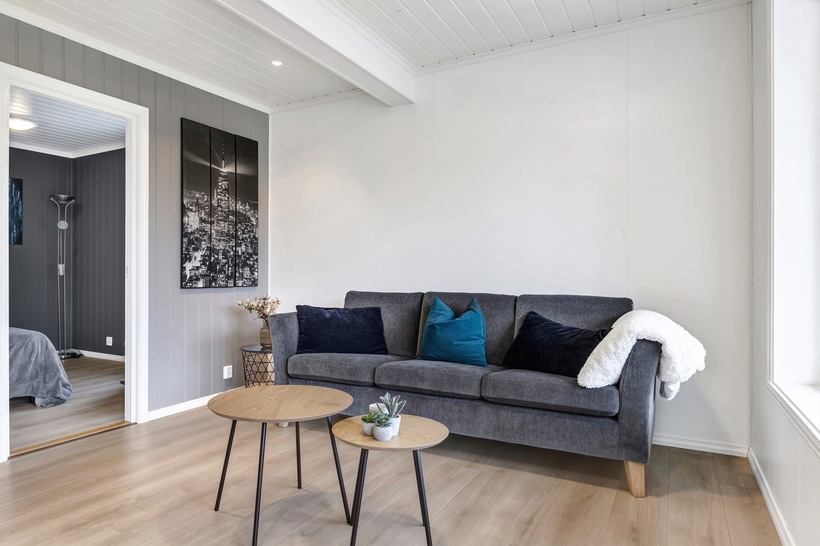 Stuen passer perfekt som ungdomsavdeling eller hjemmekino! Galleribilde