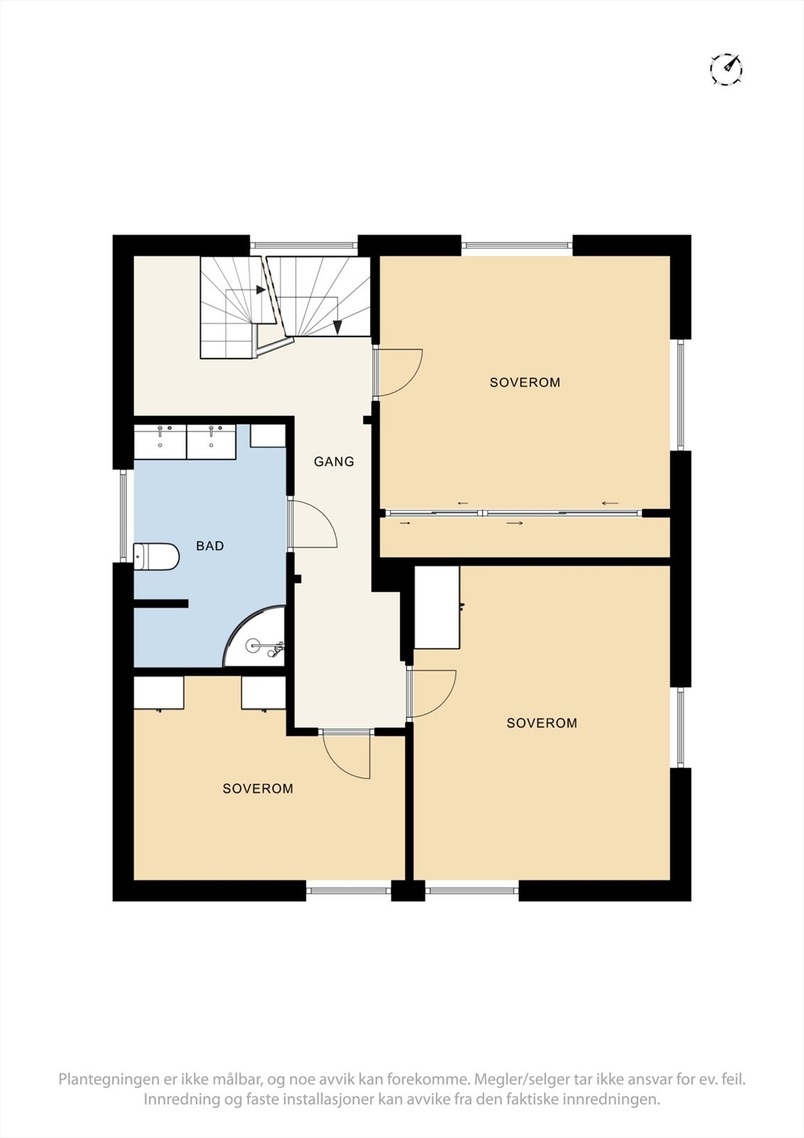 Plantegning 2. etasje. Galleribilde