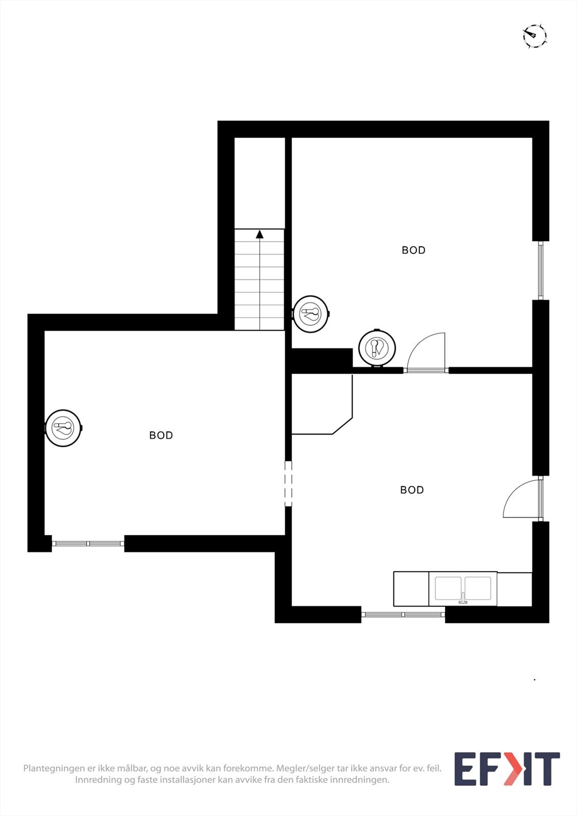 Plantegning kjeller Galleribilde