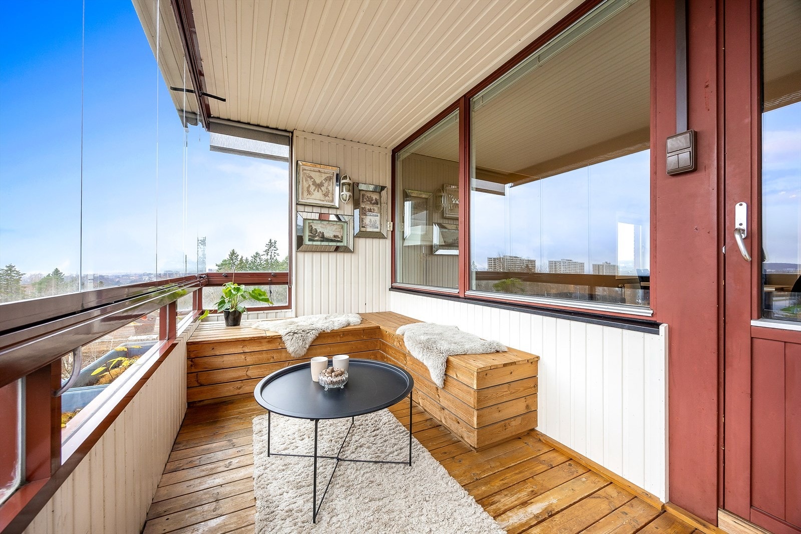 Utetilværelsen oppleves som skjermet og privat med lite innsyn Galleribilde