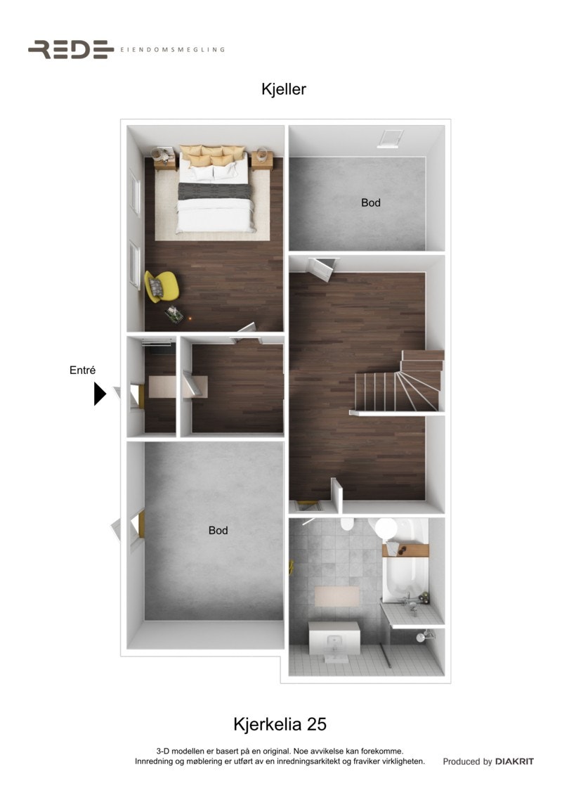 Plantegning sokkel seksjon 1 Galleribilde