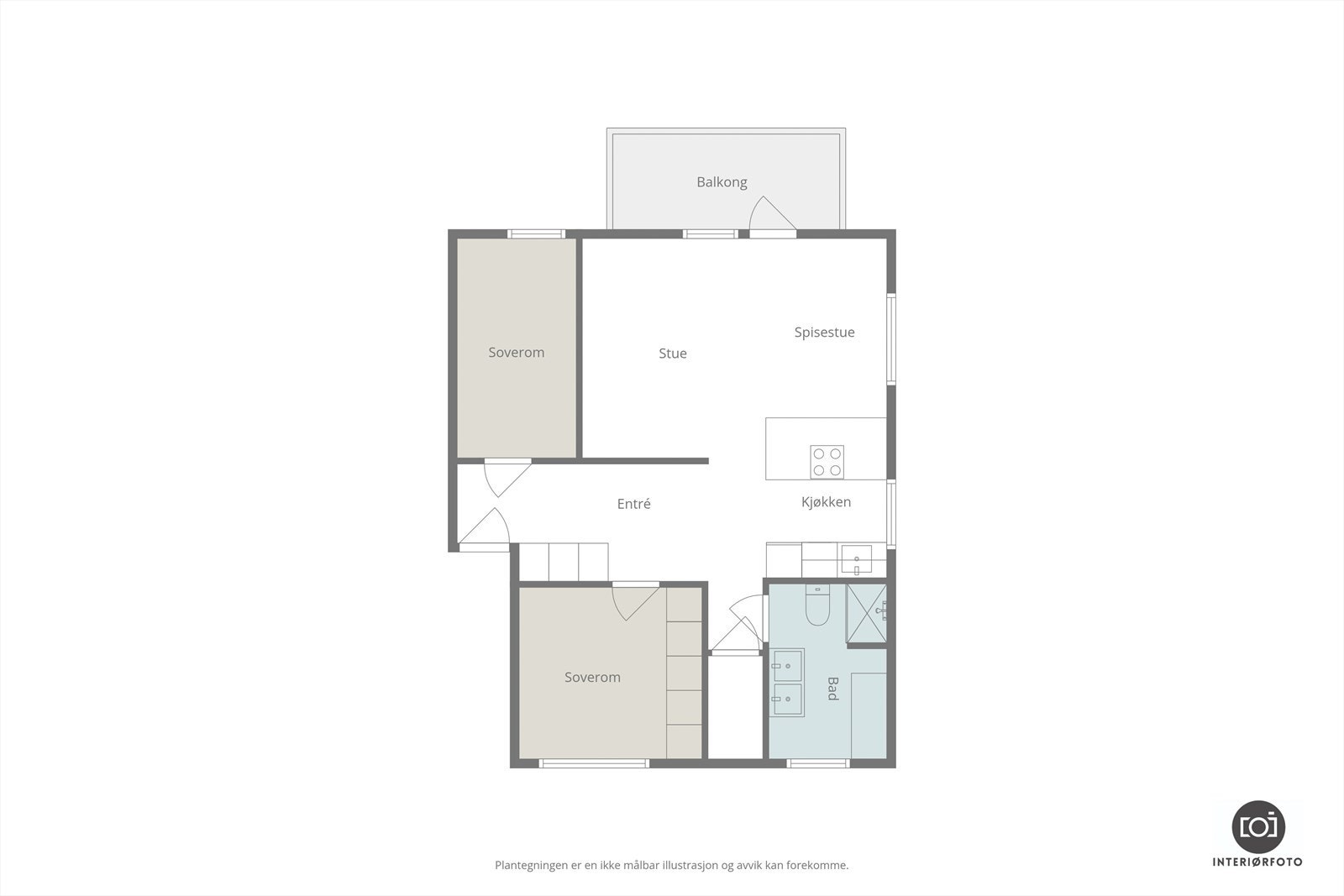 Plantegning Galleribilde