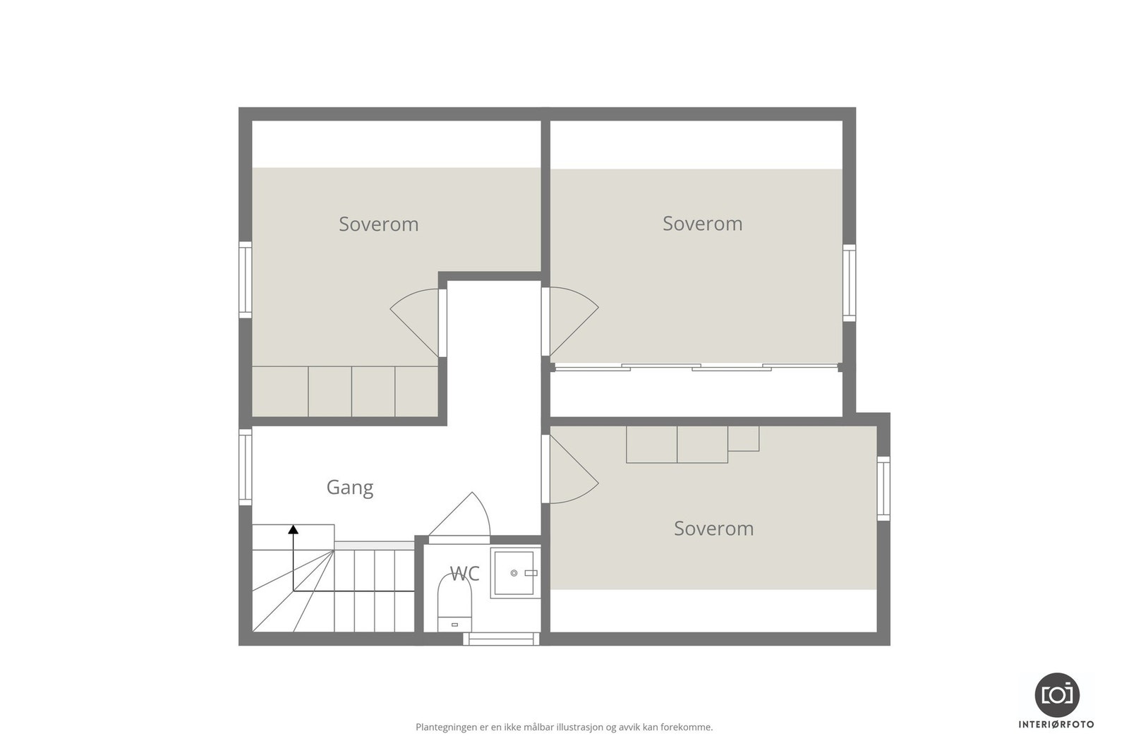 Plantegning 2.etg Galleribilde