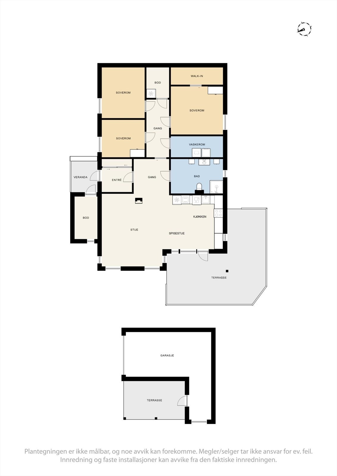 Plantegninger bolig og garasje Galleribilde