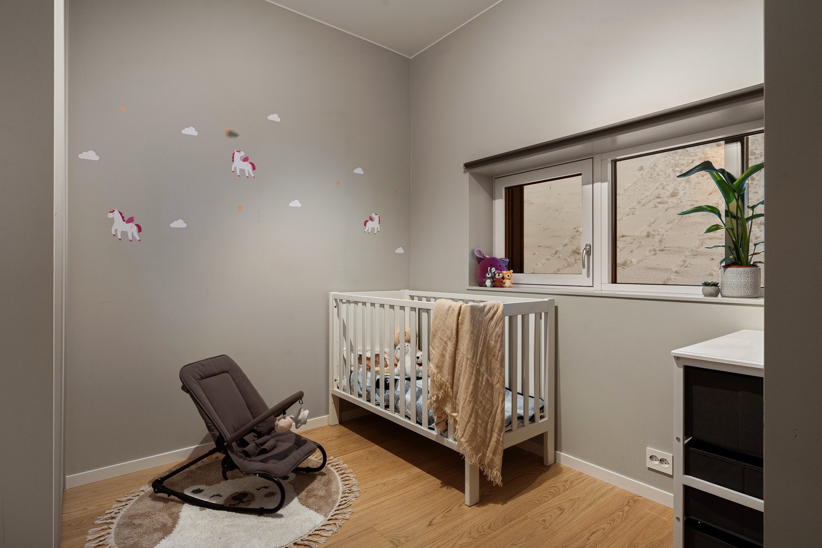 Soverom to fungerer idag som barnerom.