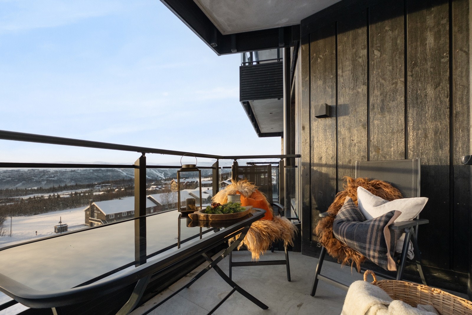 Flott utsikt herfra Galleribilde