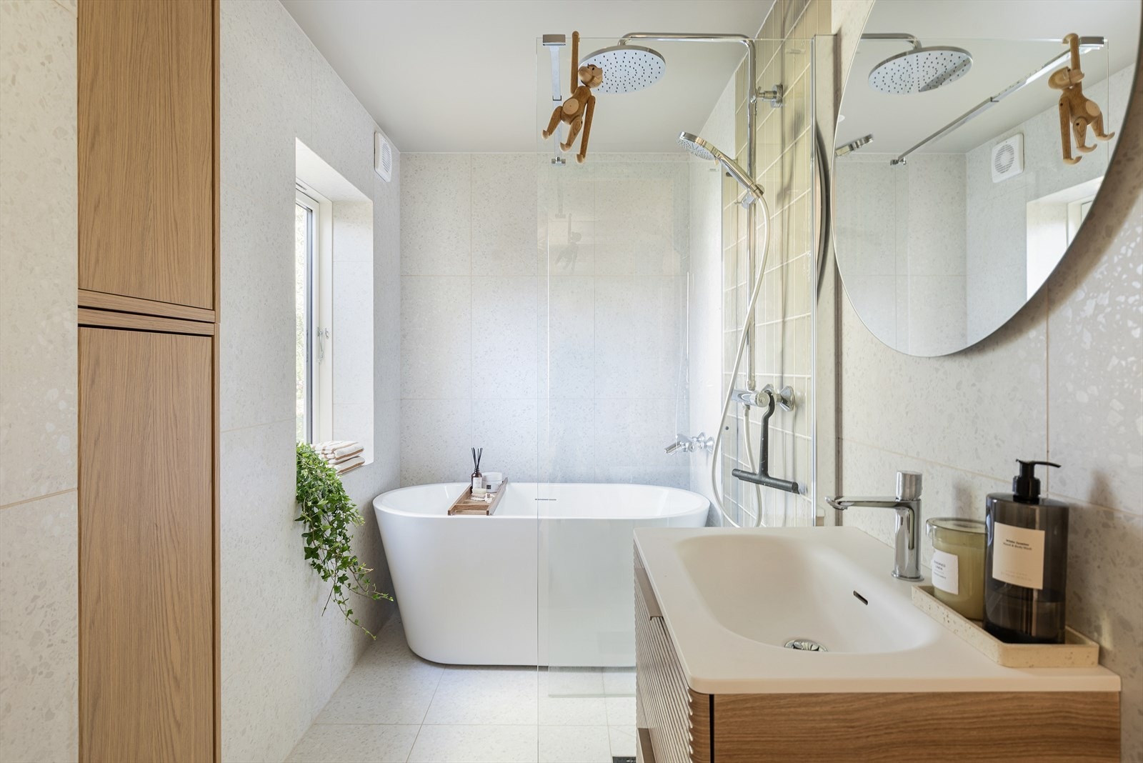 Det er varme i gulv på bad Galleribilde