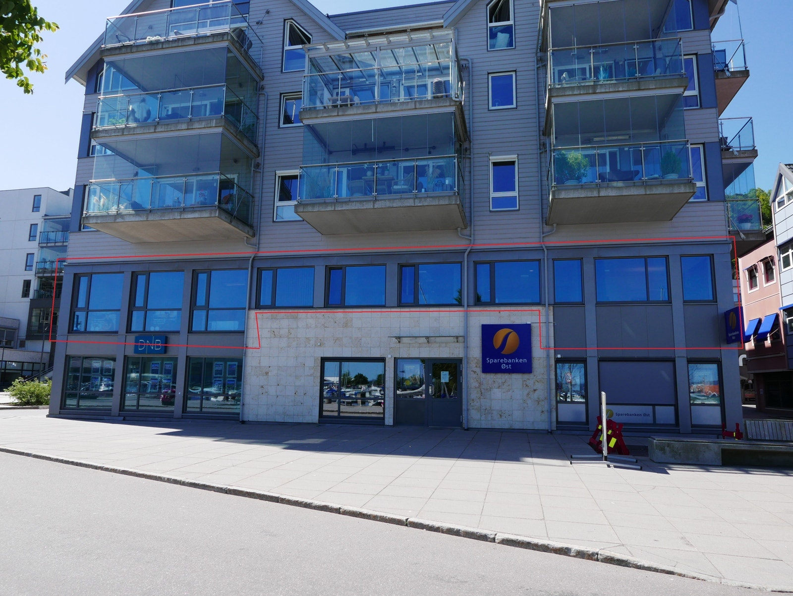 Solrikt og sentralt (lokalet er markert i rødt) Galleribilde