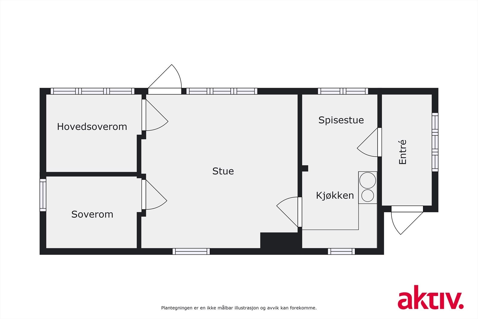 Plantegning Galleribilde