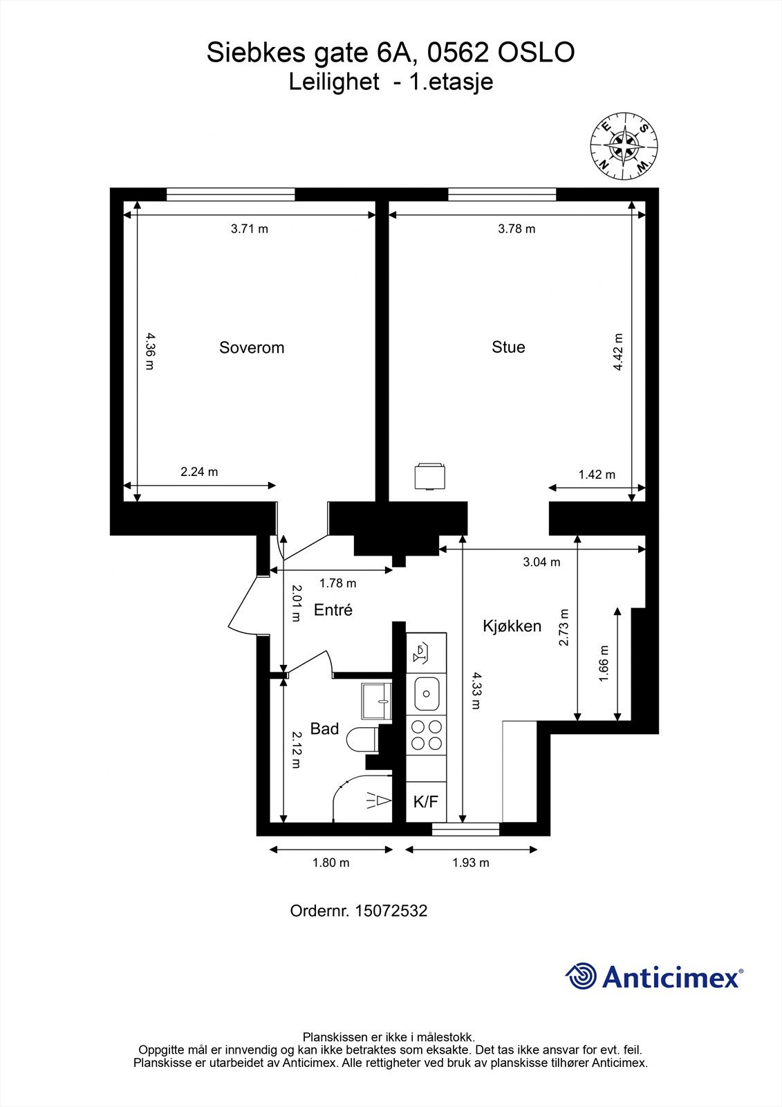 Plantegning. Galleribilde