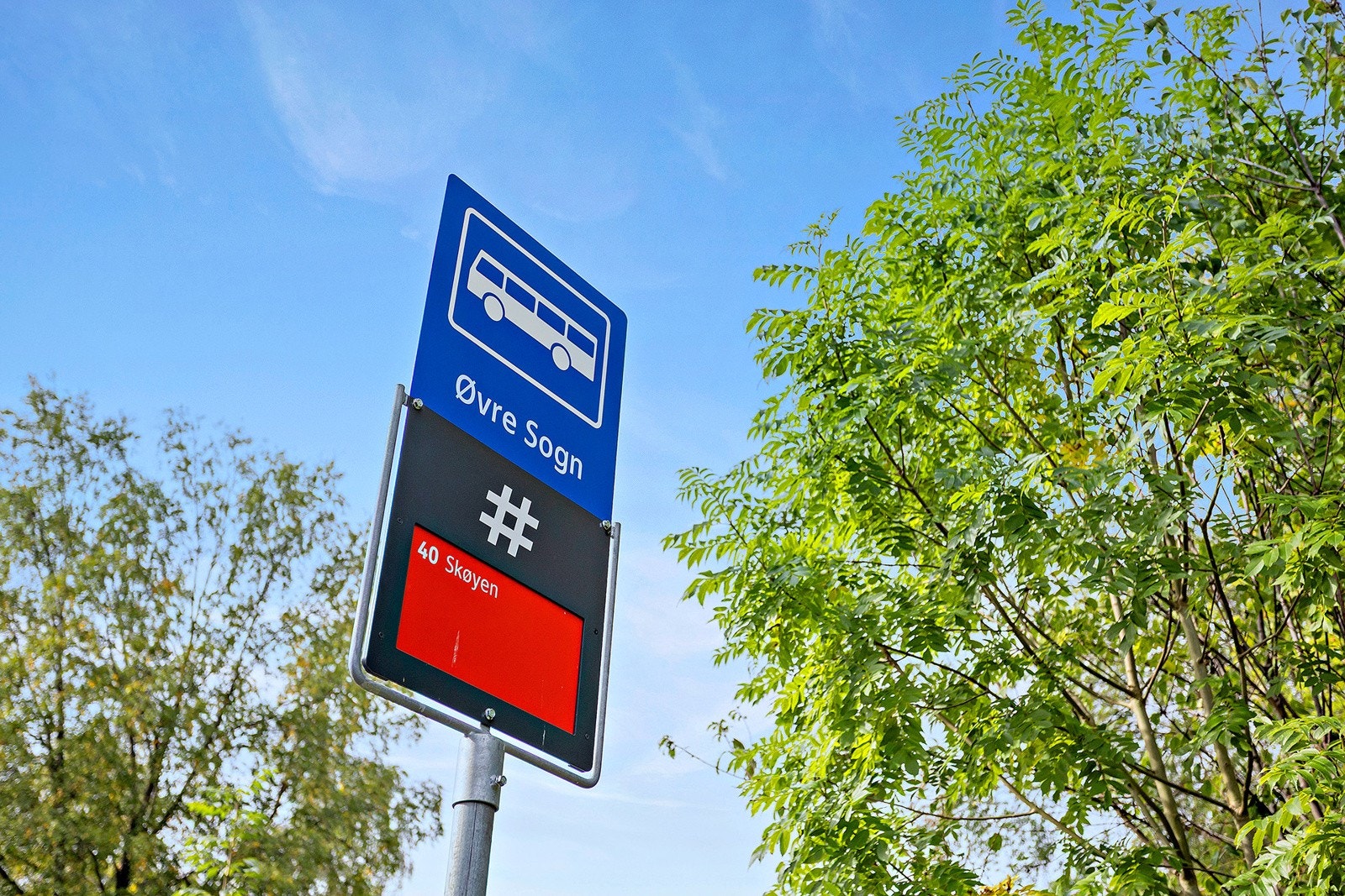Kort vei til nærmeste busstopp. Galleribilde