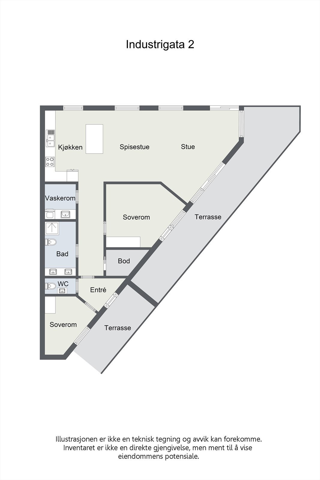 Plantegning Galleribilde