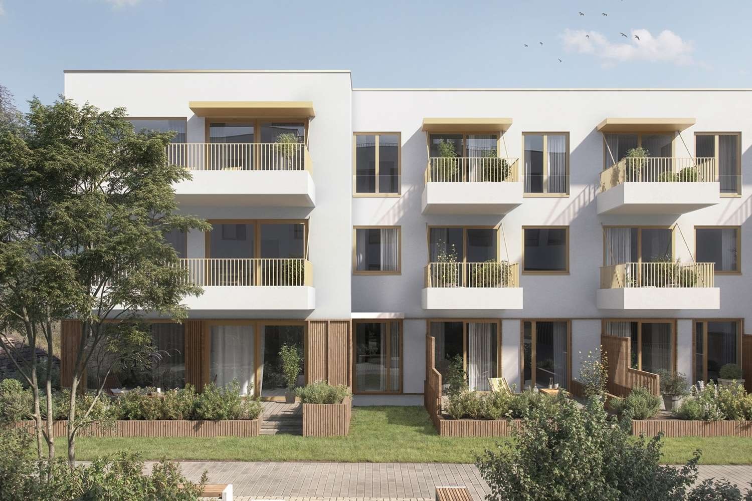 Kunstnerisk illustrasjon. Bilde lånt av Selvaag Bolig. Galleribilde