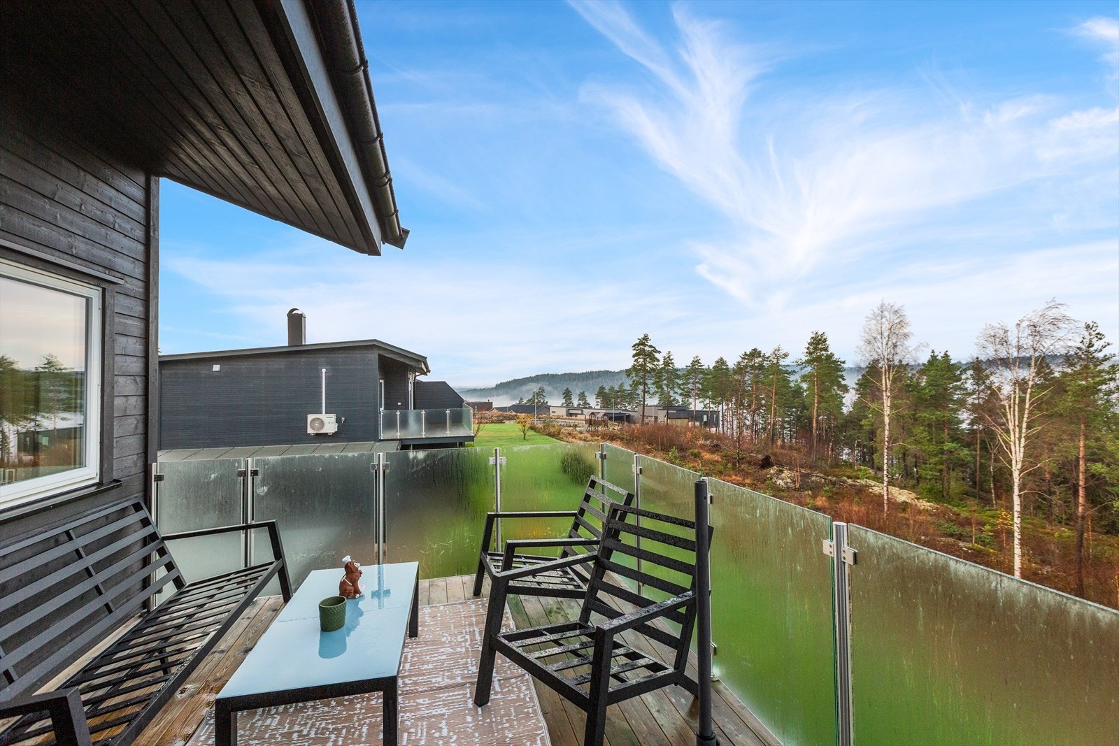 Vestvendt balkong Galleribilde