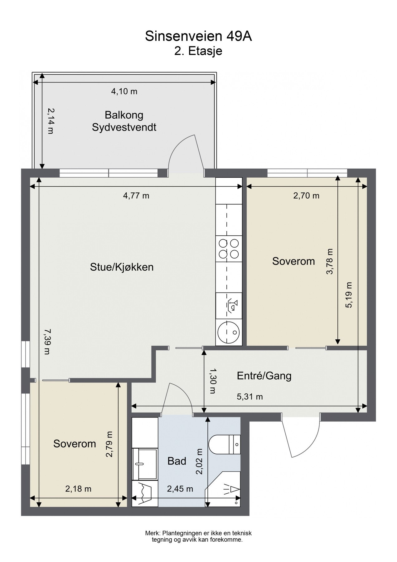 Plantegning. Galleribilde