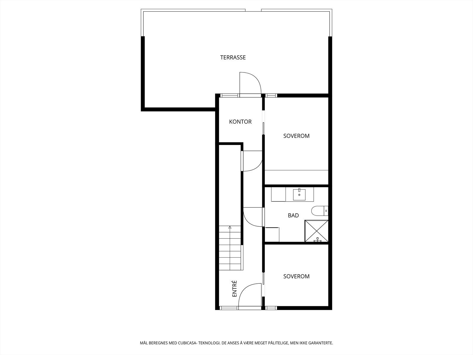 Plantegning: første etasje. Galleribilde