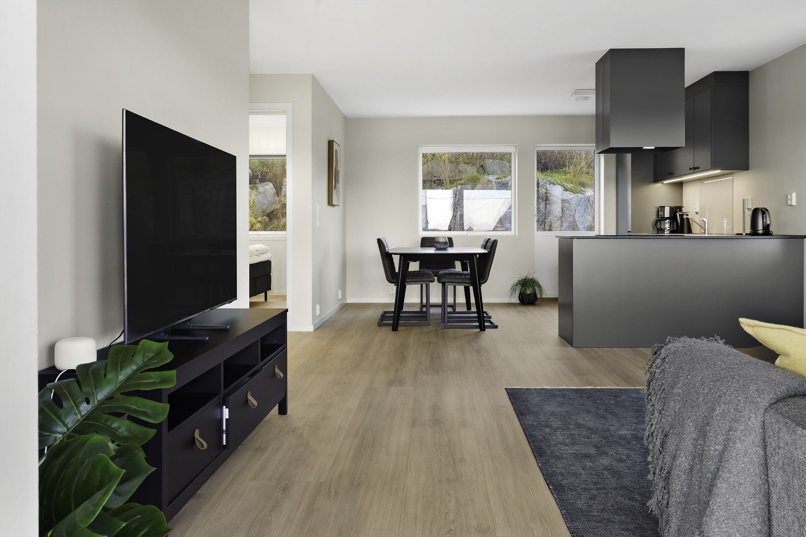 Åpen kjøkken/stue løsning Galleribilde