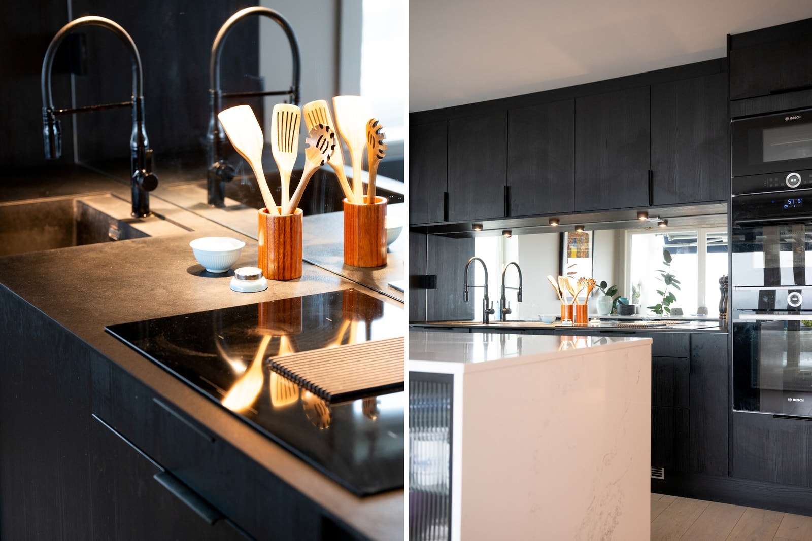 80 cm platetopp med integrert ventilator. Galleribilde