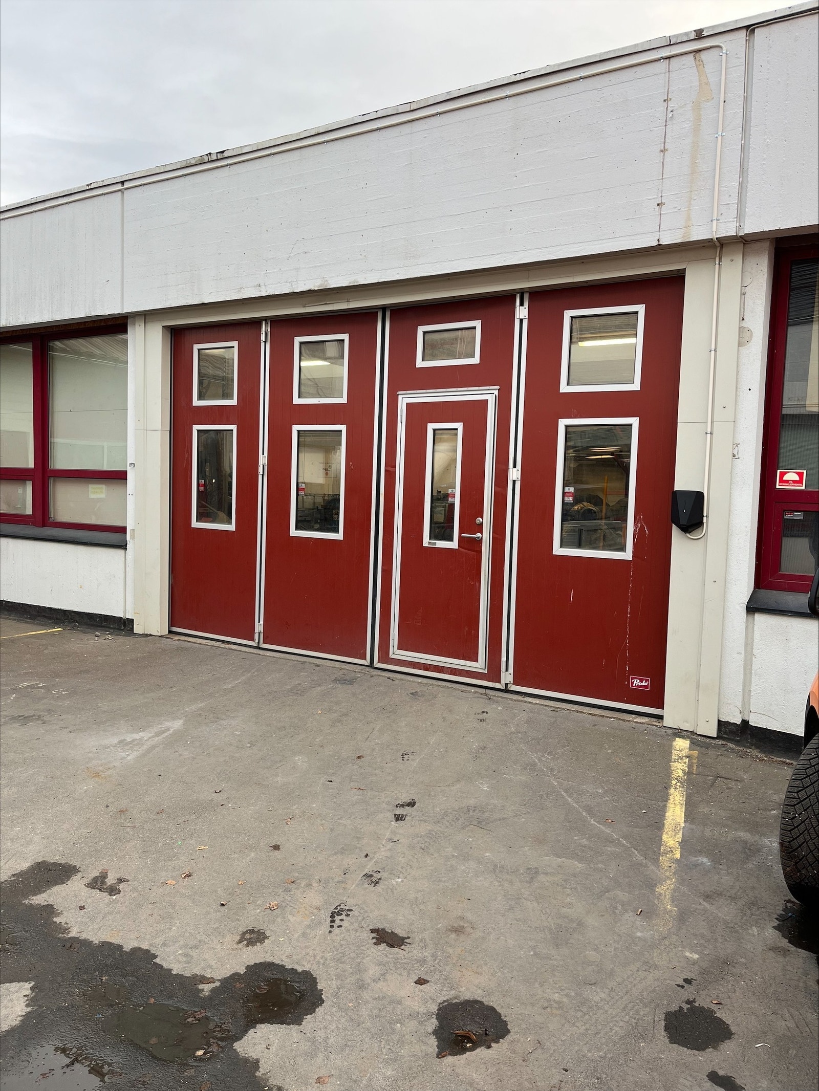 Kjøreport til arealet på 200 kvm Galleribilde