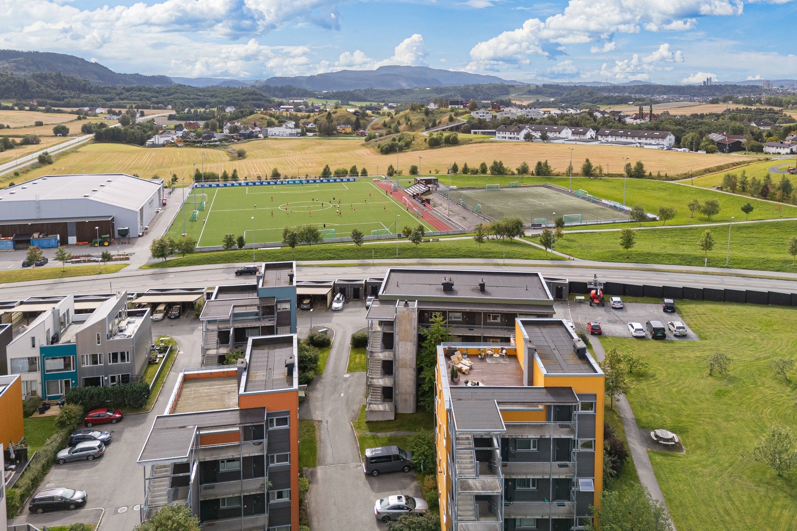 Sameiet består av 34 seksjoner. Galleribilde