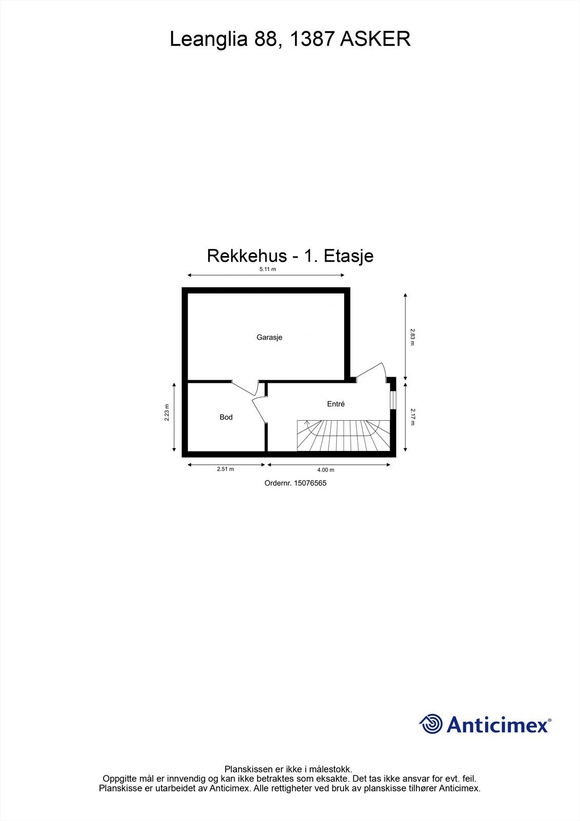 Plantegning - 1. Etasje Galleribilde