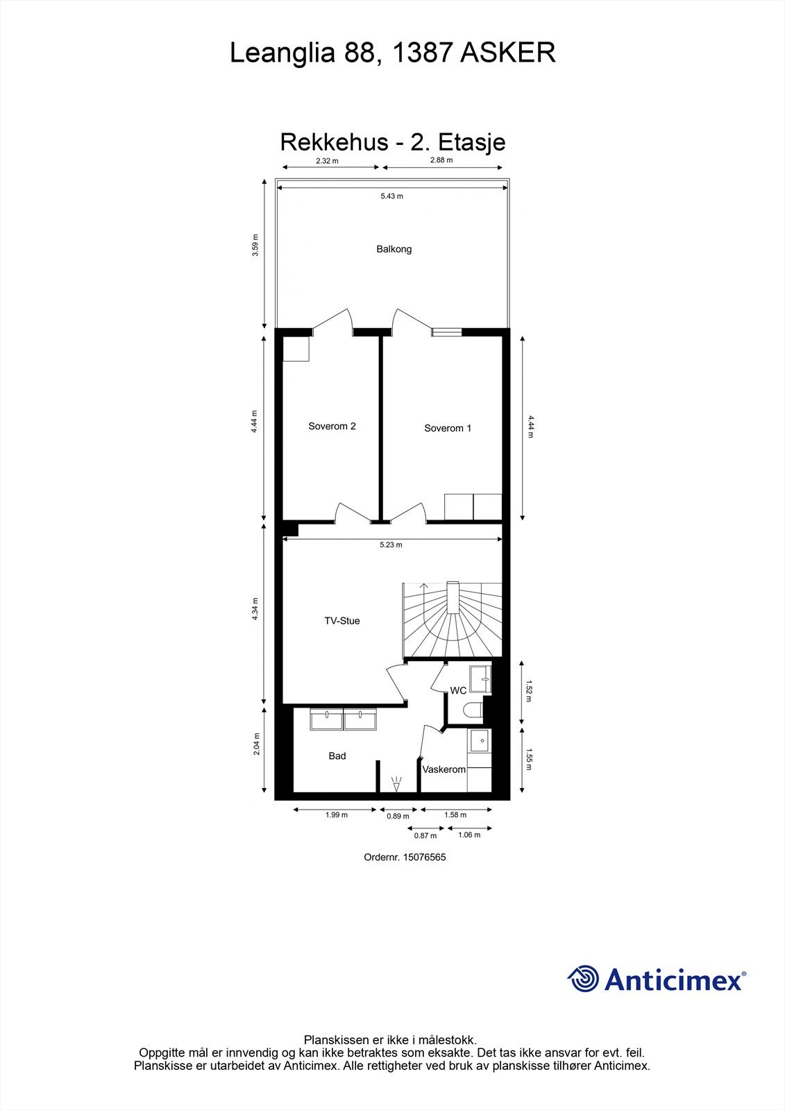 Plantegning - 2. Etasje Galleribilde