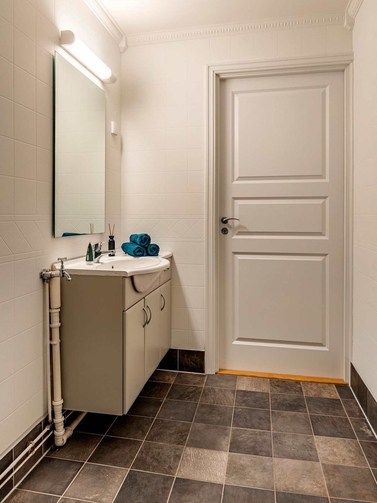 Det er også opplegg for vaskemaskin. Galleribilde