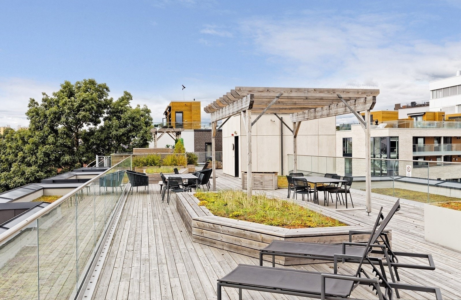 Felles takterrasse Galleribilde