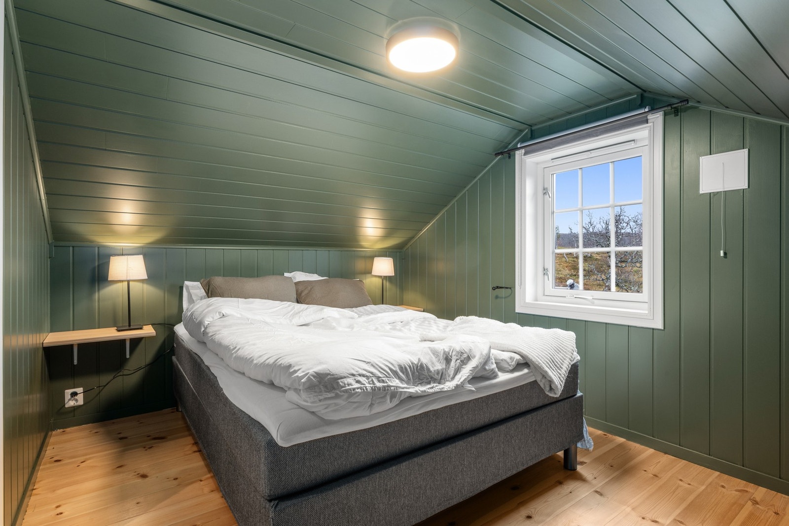 Innredet rom, benyttes i dag som soverom. Galleribilde