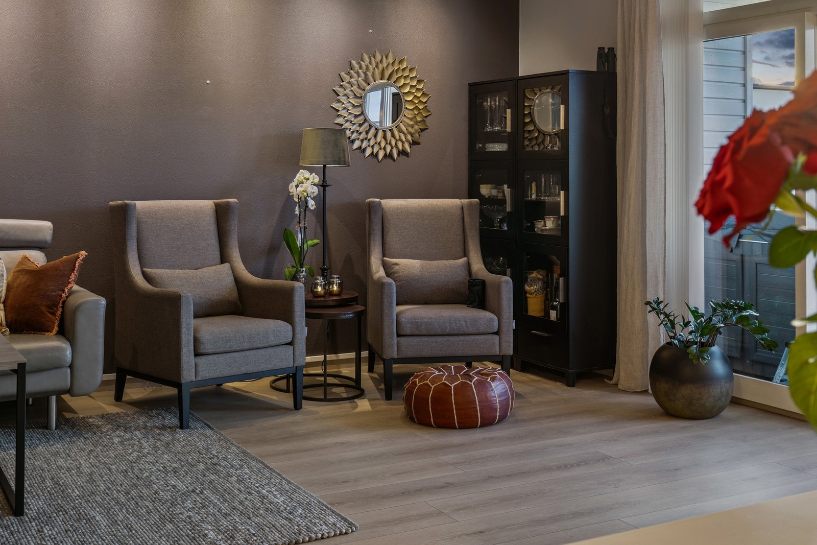 Boligen blir varmet opp med vannbåren varme (fjernvarme). Galleribilde