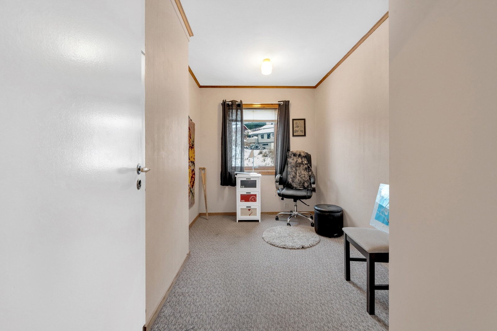 Det er totalt 3 soverom. Galleribilde