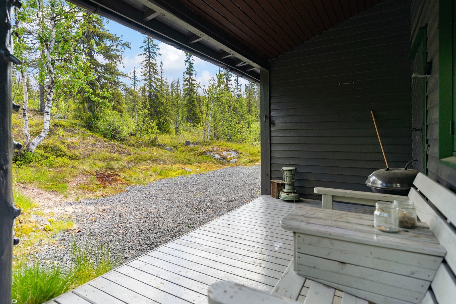 Overbygd uteplass Galleribilde