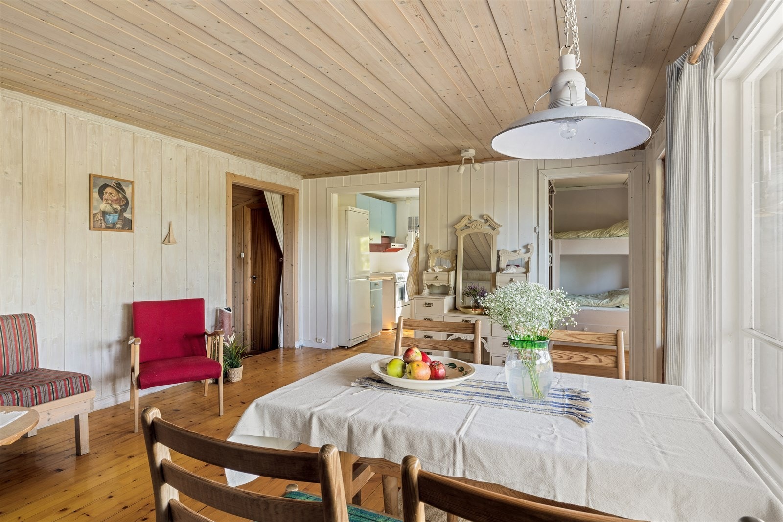 Stue med flere møblerings muligheter Galleribilde