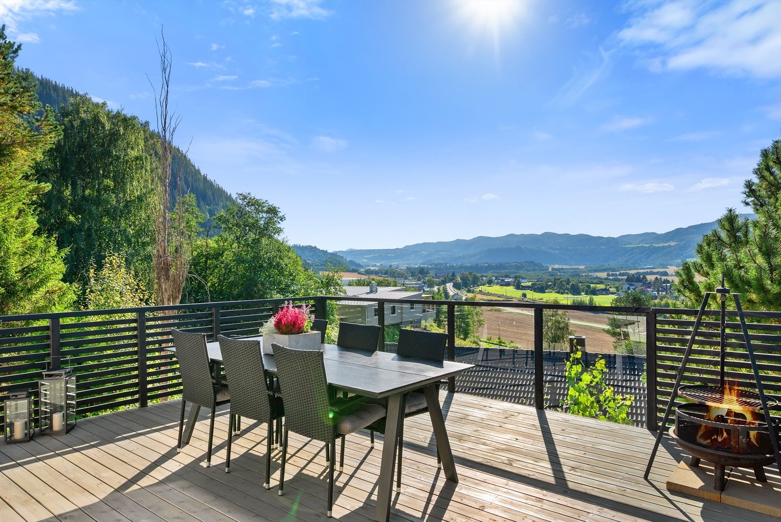 Vidstrakt utsikt Galleribilde