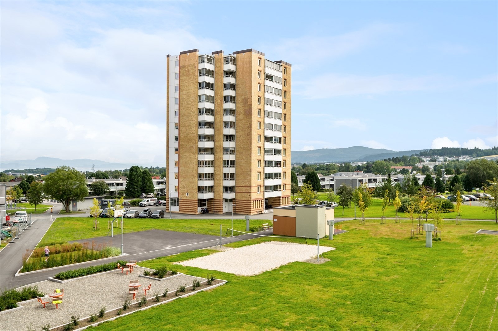 Utsikt fra leiligheten. Galleribilde