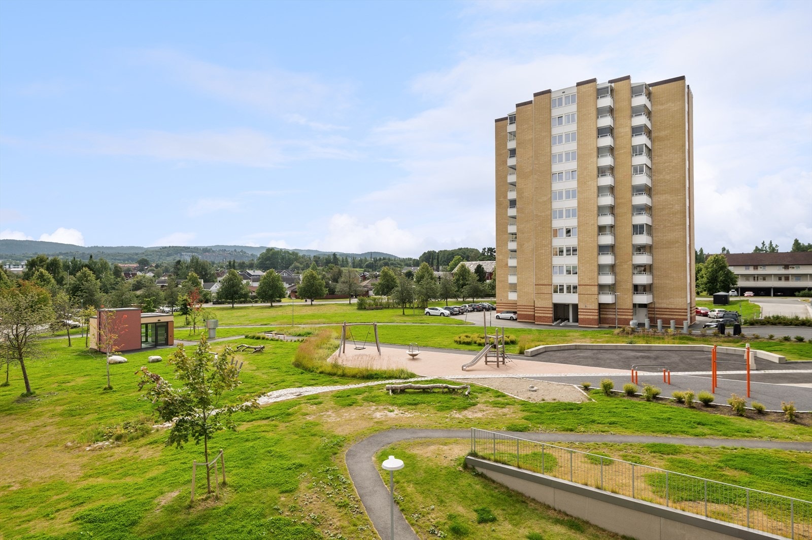 Utsikt fra leiligheten. Galleribilde