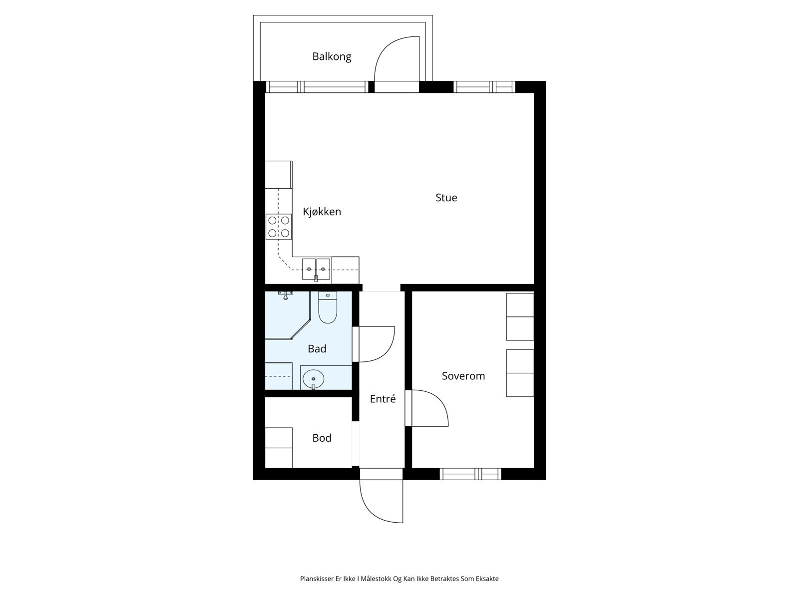 Plantegning Galleribilde