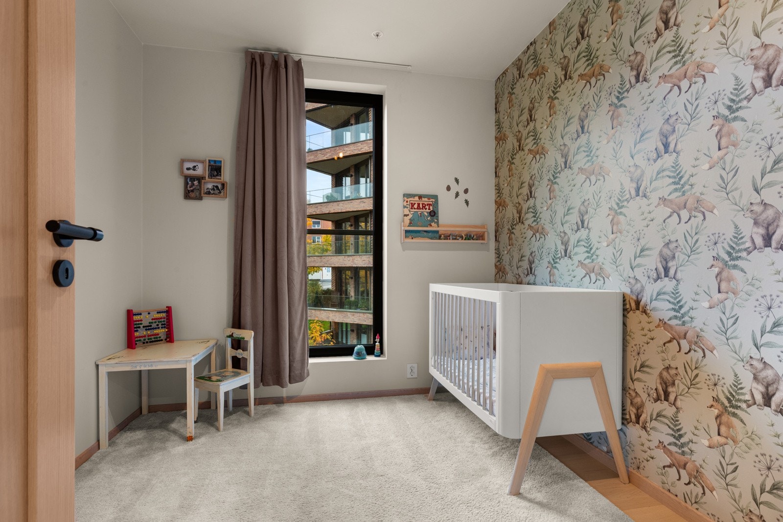 Soverom tre er i dag innredet som barnerom. Galleribilde