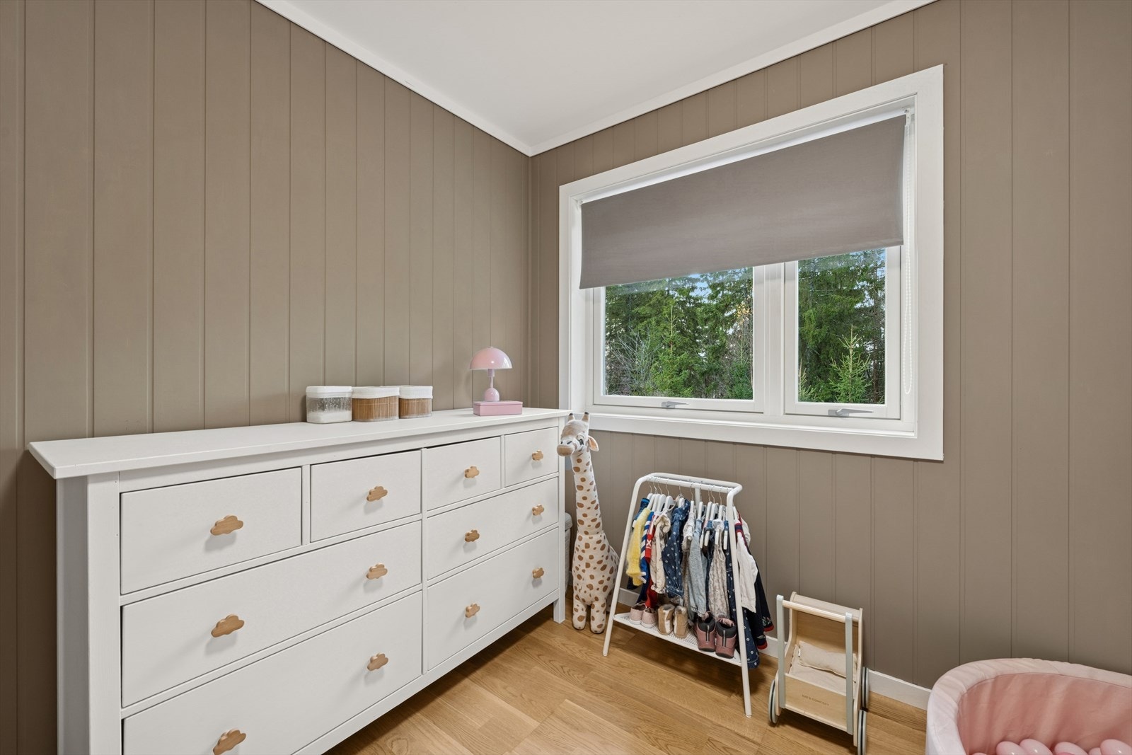 Soverommene har en lekker fargepalett. Galleribilde