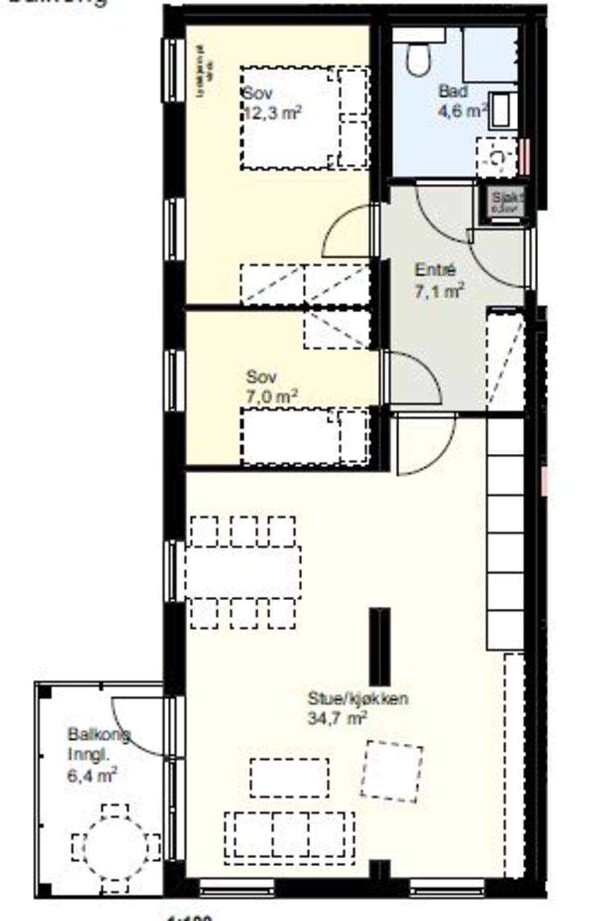 Plantegning. Galleribilde