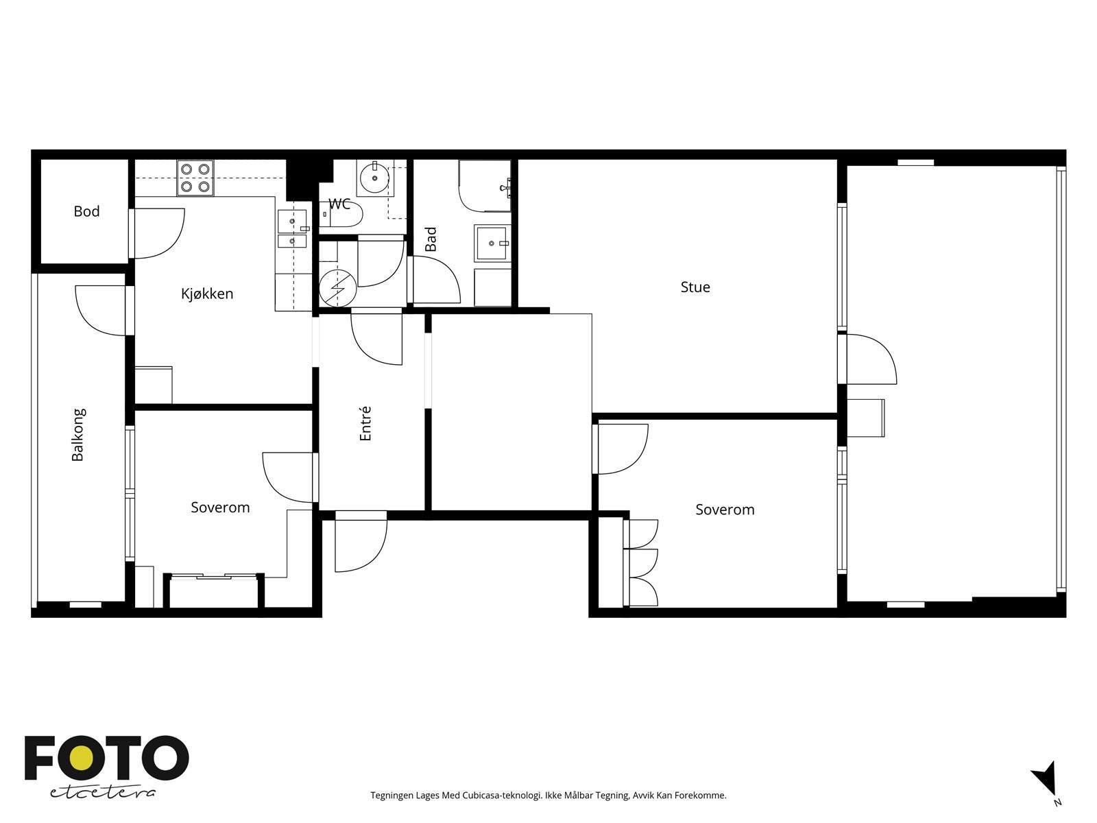 Veiledende planskisse 4. etasje. Ikke målbar Galleribilde