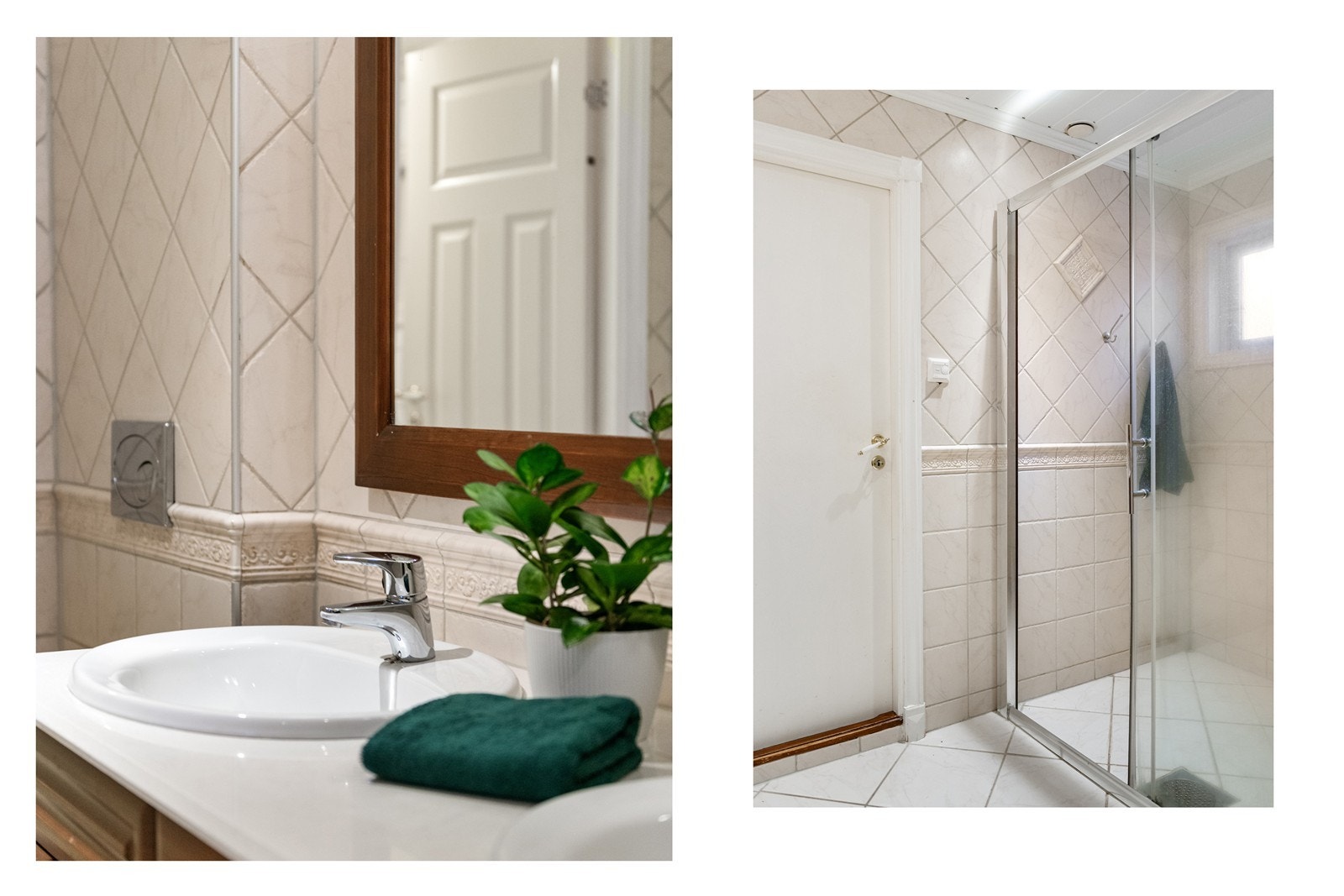 Baderomssjenken har to vasker Galleribilde