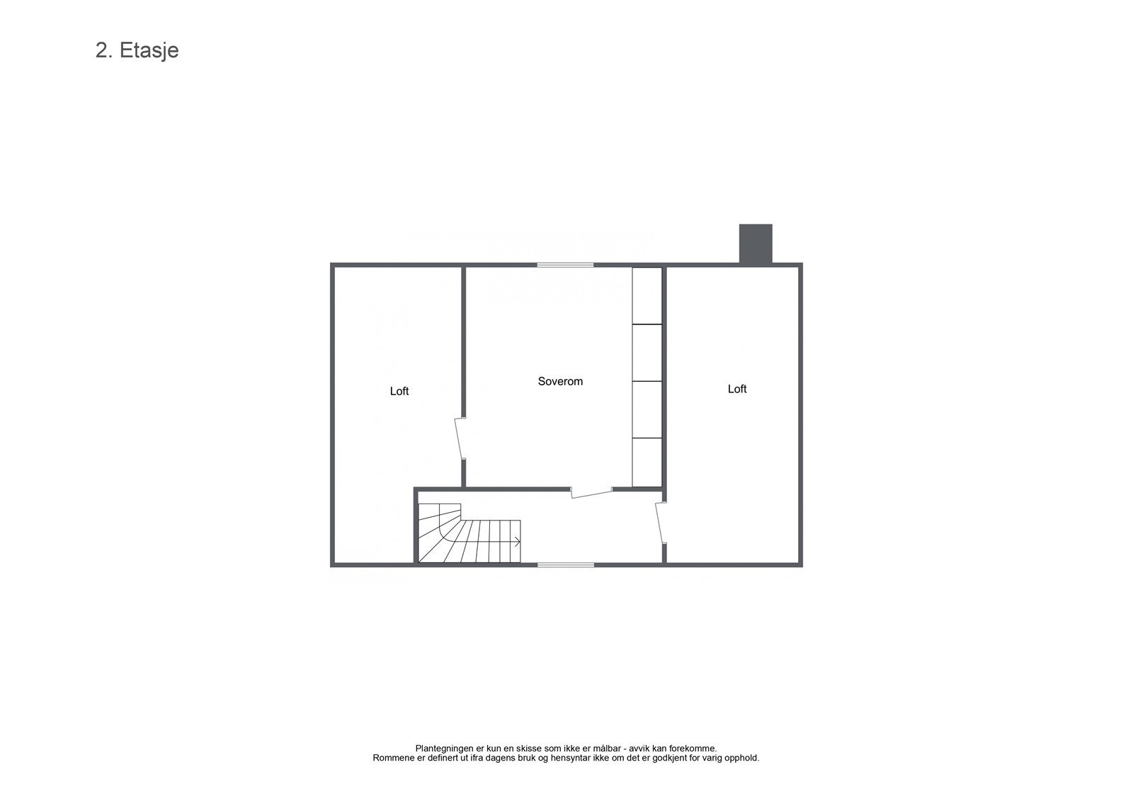 Plantegning for 2.etasje Galleribilde