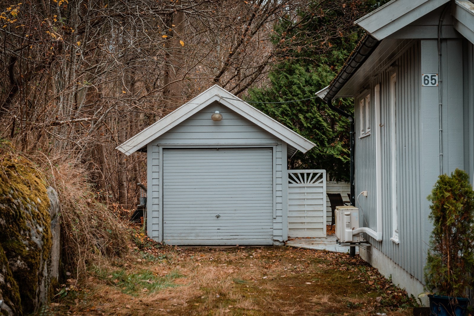 Som du ser på bildet er det varmepumpe i boligen Galleribilde