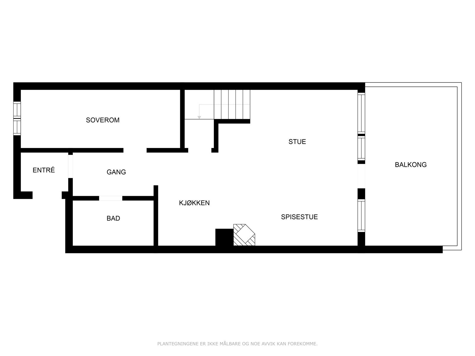 Plantegning 1.Etasje Galleribilde
