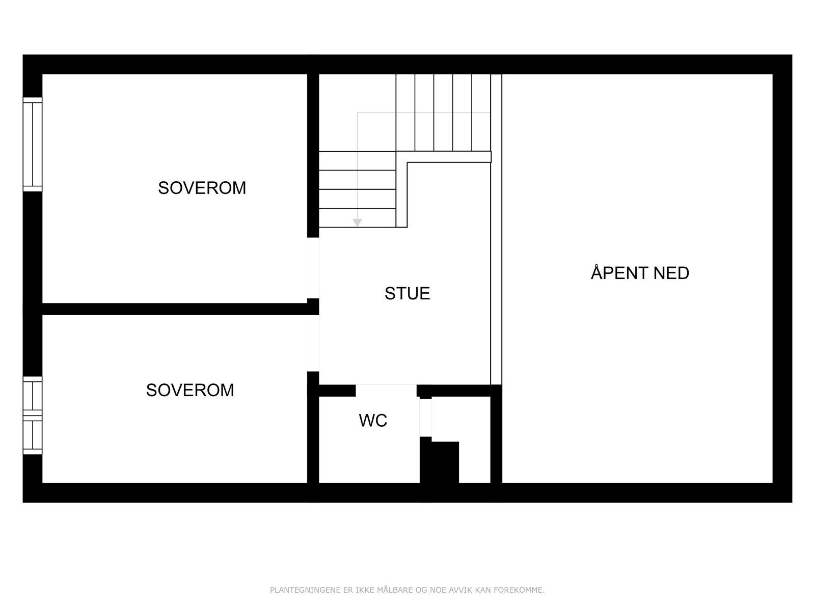 Plantegning 2.Etasje Galleribilde